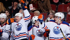 Nach neun Pleiten in Serie durften die Oilers endlich wieder jubeln