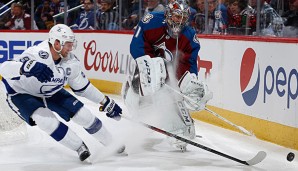 Steven Stamkos (l.) traf beim Lightning-Sieg gegen Detroit