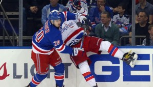 Chris Kreider (l.) brachte die Rangers auf die Siegerstraße