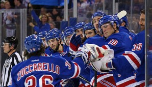 Mats Zuccarello kam beim Sieg der Rangers gegen Toronto auf ein Tor und zwei Assists