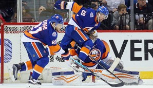 Thomas Greiss (r.) und die New York Islanders stehen in der nächsten Playoff-Runde