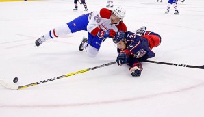 Jeff Petry (l.) und die Canadiens erlebten in Columbus ein Debakel