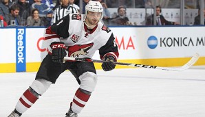 Tobias Rieder und die Arizona Coyotes mussten eine Niederlage wegstecken