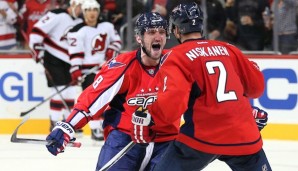 Alexander Ovechkin und seine Washington Capitals führen im Moment die Metropolitan Division an