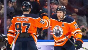 Leon Draisaitl mit Connor McDavid