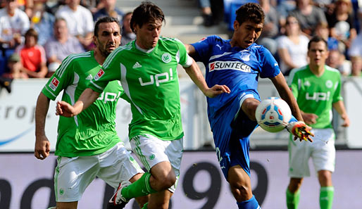 In der vergangenen Saison gewann Hoffenheim beide Spiele gegen Wolfsburg