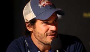 VIENNA, ITALY - OCTOBER 23: Tommy Haas of Germany talks during a press conference ahead of the start of Tie Break Tens at Wiener Stadthalle on October 23, 2016 in Vienna, Italy. (Photo by Jordan Mansfield/Getty Images for Tie Break Tens)