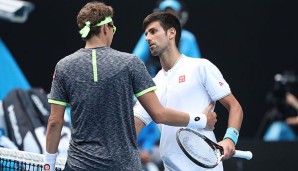 Denis Istomin schaffte mit dem Funfsatzerfolg die bisher größte Sensation der laufenden Australian Open