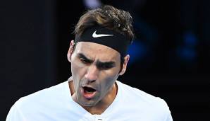 Roger Federer hatte einen knappen ersten Satz zu überstehen