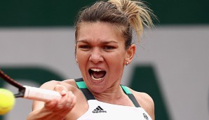 Simona Halep stand 2014 in Paris im Finale