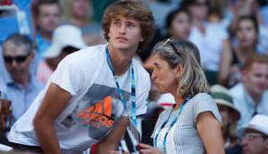 Alexander Zverev und Mutter Irina