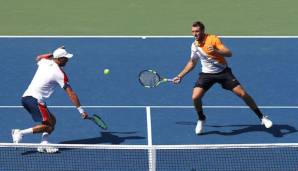 Mike Bryan (r.) und Jack Sock (l.) gewinnen Doppeltitel