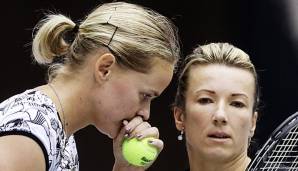 Anna-Lena Grönefeld (l.) und Doppel-Partnerin Kveta Peschke