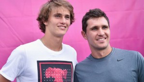 Alexander und Mischa Zverev freuen sich füreinander