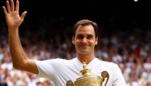 Roger Federer geht als Favorit in das Wimbledon-Turnier