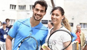 Fabio Fognini und Flavia Pennetta freuen sich auf ihr Baby