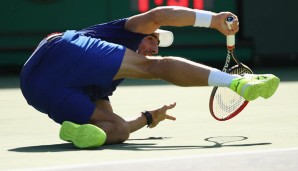 Pablo Cuevas machte beim Matchball die Hechtflugrolle