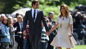 Stargäste bei Pippas Hochzeit: Roger Federer mit Mirka