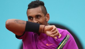 Familienmensch Nick Kyrgios ist nur widerwillig nach Madrid gereist