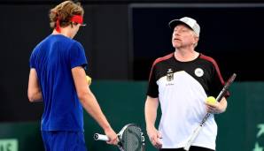 Boris Becker fühlt sich in seiner Rolle als Head of Men's Tennis wohl.