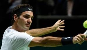 Roger Federer im Finale von Rotterdam