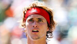 Alexander Zverev bei seinem Finalauftritt in Miami