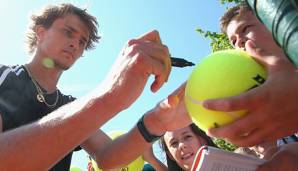 Alexander Zverev am Samstag in München