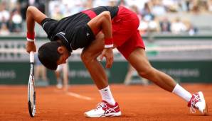 Djokovic war nach der Niederlage im Viertelfinale sichtlich enttäuscht.