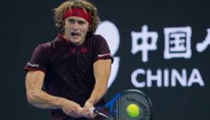 Alexander Zverev schlägt in Peking auf