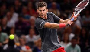 Dominic Thiem beim Rolex Paris Masters