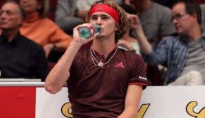 Alexander Zverev während seines Auftaktmatches in Wien gegen Troicki