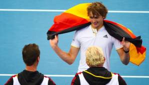 Alexander Zverev gibt seinem deutschen Team gute Chancen gegen Spanien.