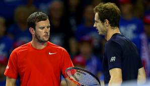 Leon Smith mit seinem Topspieler Andy Murray