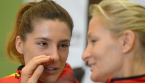 Andrea Petkovic und Teamchefin Barbara Rittner glauben ans Weiterkommen