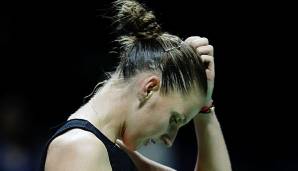 Karolina Pliskova hat schon in Singapur gelitten