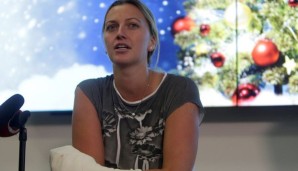 Petra Kvitova freut sich über die tolle Geste der Kollegen