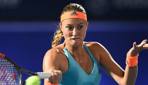 Spielerisch läuft es gut für Kristina Mladenovic