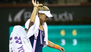 Angelique Kerber wirkt nach dem Achtelfinal-Aus in Kalifornien bedient