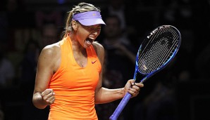 Maria Sharapova hatte mit Ekaterina Makarova wenig Mühe