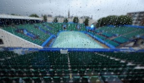 Nichts geht mehr - Regenabbruch in Eastbourne