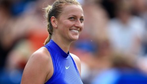 Petra Kvitova kann trotzdem wieder strahlen