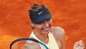 Maria Sharapova, Halbfinalistin in Rom