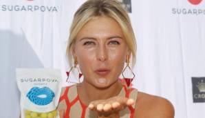 Maria Sharapova mit ihrer eigenen Süßigkeiten-Linie "Sugarpova"