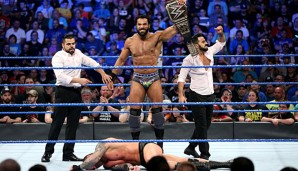 Jinder Mahal wurde bei der Andre The Giant Memorial Battle Royal 2017 Zweiter